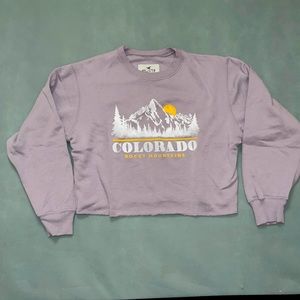 Hollister Cropped Sweatshirt